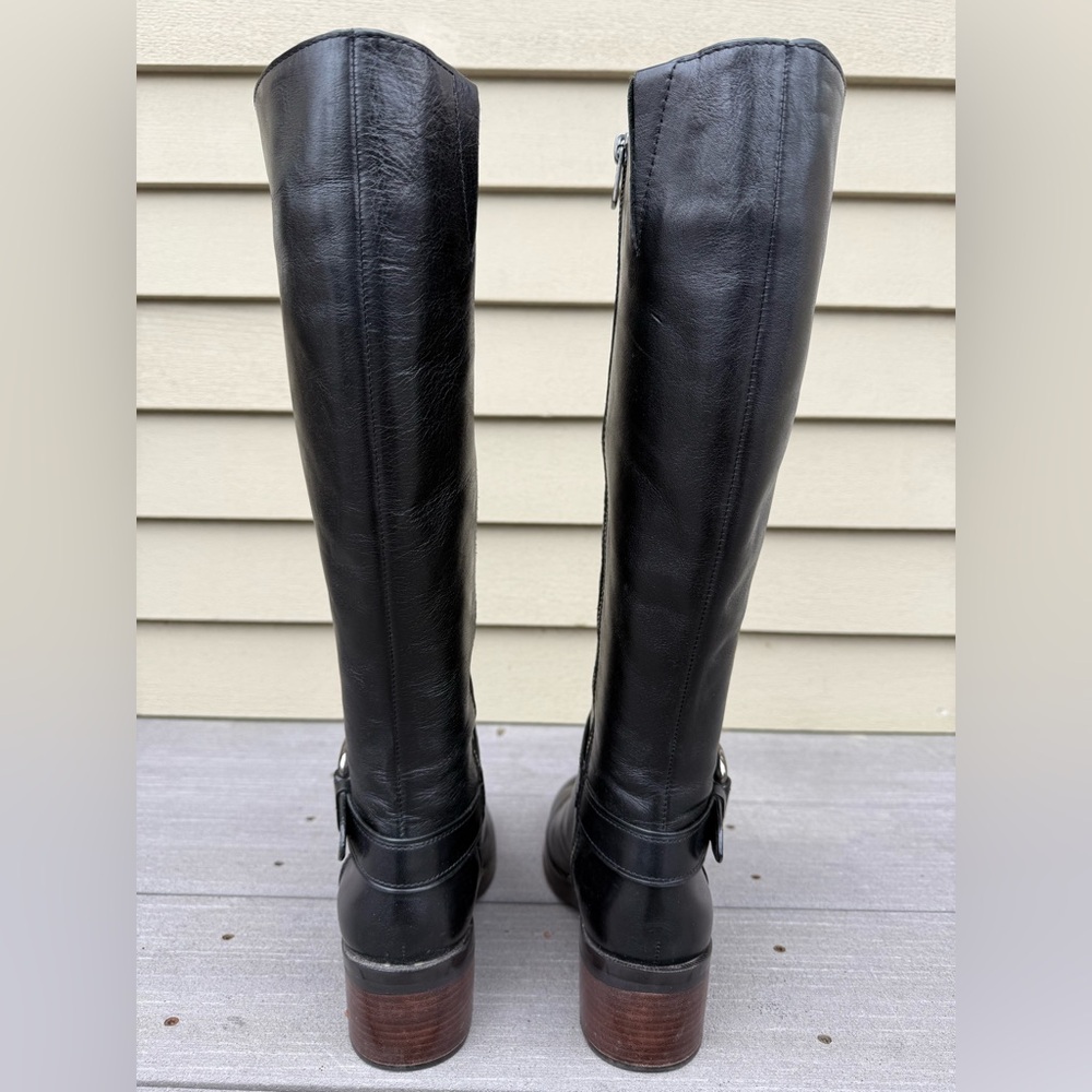 COACH Carolina Extended Calf Leather Riding Boots - Picture 10 of 10